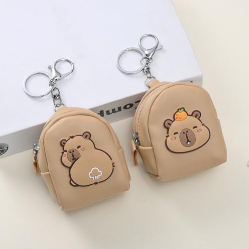 Cute Wallet for Women, Capybara Coin Purses, Girls Wallet with Zipped, Pu Leather Coin Purse, Credit Card Holder, Cartoon Coin Purse Gifts for Women Girls2