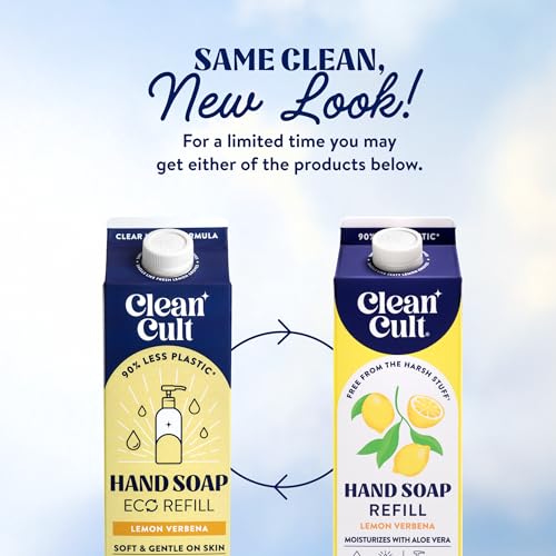 Cleancult Liquid Hand Soap Refill - Lemon Verbena, Moisturizes, 32 oz - image 7