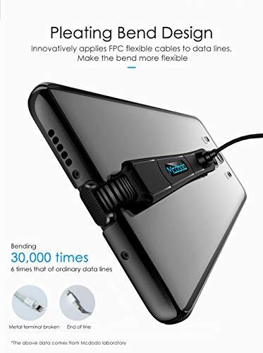 Image of Mcdodo Gaming Fast Charging 180 Degree Cable Thor Series with LED for Type-C (2M, Thor Series)