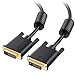 Cable Matters DVI to DVI Cable with Ferrites (DVI Dual Link Cable, DVI D Cable) 10 Feet