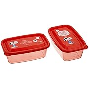 Amazon 大西賢製販 Peanuts Snoopy スヌーピー フードコンテナ M 2個入り Yellow Pa 712 151 94 H53mm 弁当箱 オンライン通販