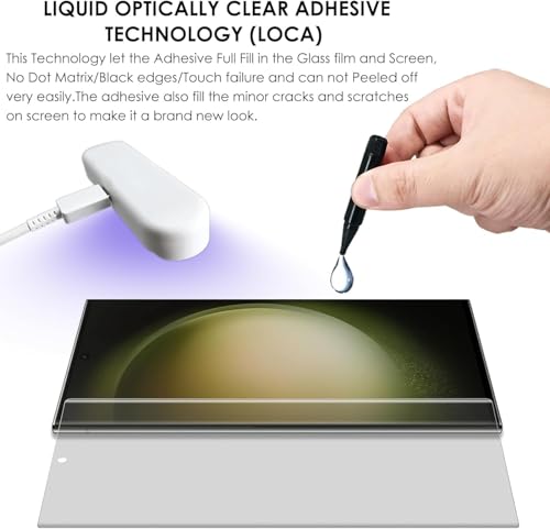 Image of SHILD Screen Protector for Samsung Galaxy S22 Ultra - Curved Matte UV Tempered Glass | 9H Hardness, HD Clarity, Fingerprint Sensor Compatible | Anti-Glare, Anti-Smudge | Easy Installation Kit | 3-Month Warranty (Pack of 1)