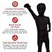 Morphsuits Kids Black Bodysuit, Shadow Costume Kids, Black Full Body Suit Halloween, All-Black Morph Suit Boys, Full Body Black Costume, Large