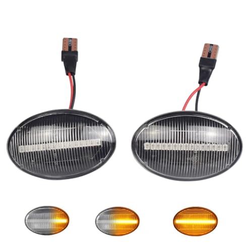 Hacreyatu Clignotants latéraux dynamiques pour Indicateurs latéraux Pour O-pel Corsa B C Astra F Combo B C