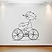 Produktbild Tianpengyuanshuai Cartoon große Wandtattoo Aufkleber Kunst abnehmbare wasserdichte Junge Fahrrad Dekoration Malerei hot Pop Bild 75x81cm