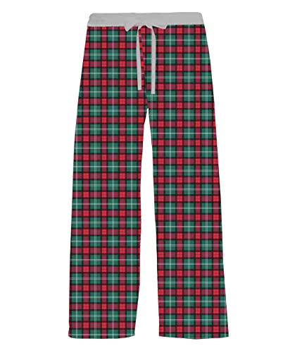 Kids Christmas Bottoms Pants Girls Boys Xmas Green Red Plaid Casual Athletic Pants 9-10 Years #TOP18