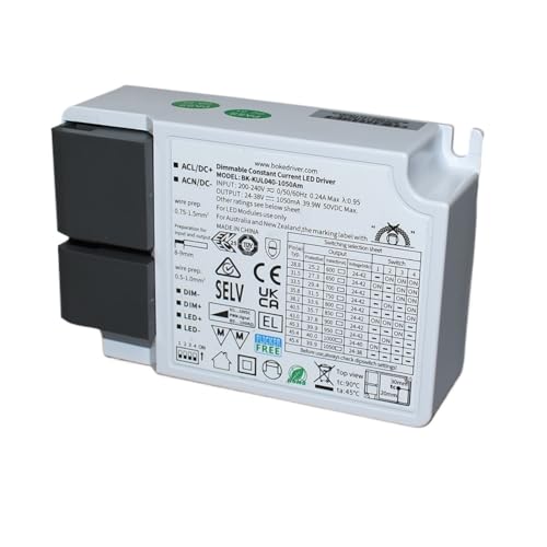 Driver LED 40W dimmable avec transformateur PWM à courant constant