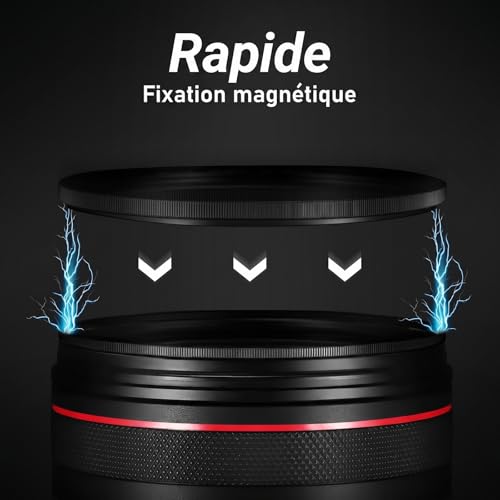 Kit filtres magnétiques 67mm NEEWER diffuseur noir CPL et ND variable