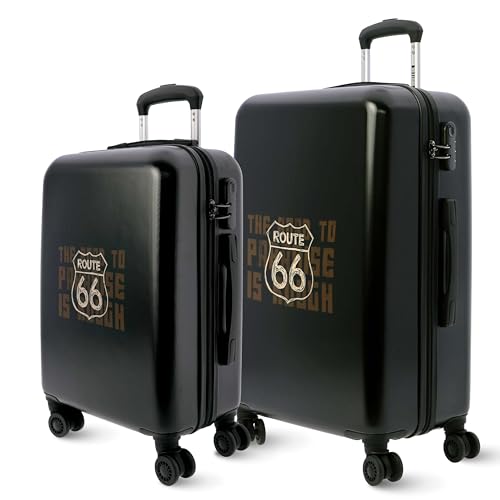 Bagage cabine Ryanair Route 66 valise 55x40x20 extensible 33l rigide et légère pour l'avion