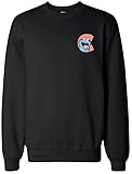 Fan-Merch, Filme, TV-Serien Sesamstraße Cookie Monster - C Männer Sweatshirt schwarz M