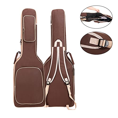 PJRYC 101 x 33 x 6cm Coffee Coffee Guitare Case Gig Sac Double Pad Double Coton Epaissement de Coton 8mm Sac à Dos… - Les Beatles, Paul McCartney, John Lennon, RIngo Starr, George Harrison PJRYC 101 x 33 x 6cm Coffee Coffee Guitare Case Gig Sac Double Pad Double Coton Epaissement de Coton 8mm Sac à Dos… – Image 3
