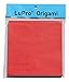 LuPro Japanese Stiff Solid Color Origami Paper (100 Sheets, 6x6 Inch) (Red)