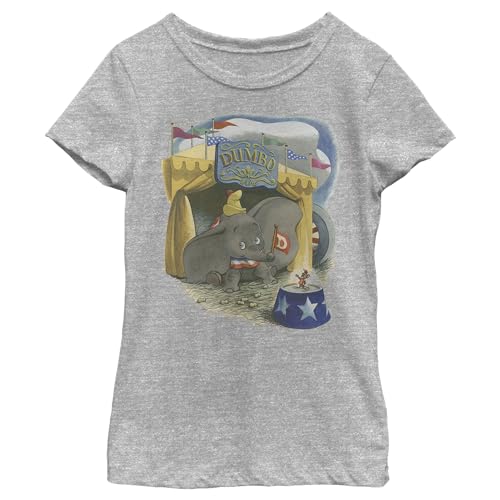 Disney Girl's Illustrated Elephant T-Shirt