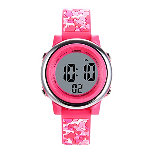 WUTAN Kids Watch Boys Girls Digital Watches Waterproof with Alarm Date Stopwatch Sport Watch for Kid Boy Girl Watches Children Ages 3-12 Reloj para Ninos Ninas (380red)