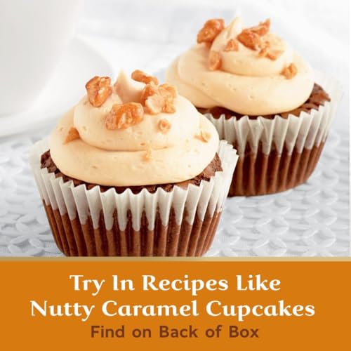 Image of Ghirardelli Caramel Walnut Turtle Premium Brownie Mix, Includes Caramel and Walnuts, 18.5 oz Box