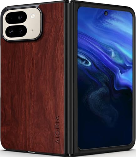 Aioria X}zP[X Google Pixel 10 Pro Fold 5G ݊Ebhp^[ X^CbVŏvȌgѓdbP[X ӂ ؖڕ ی (Brown, For Pixel 10 Pro Fold)