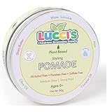 Lucci’s Childrens Grooming Supply Baby Hair Gel – 5oz Plant-Based Organic Styling Hair Pomade for Infants – No Parabens or Sulphates – Medium Shine and Strong Hold Hair Putty for Kids, Toddlers