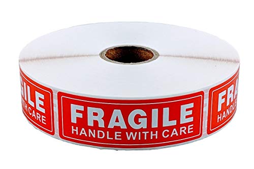 EPS Fragile - Handle with Care Shipping Stickers, 1