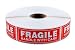 Fragile - Handle With Care Shipping Stickers, 1"x3", 1000 Per Roll (1 Roll)