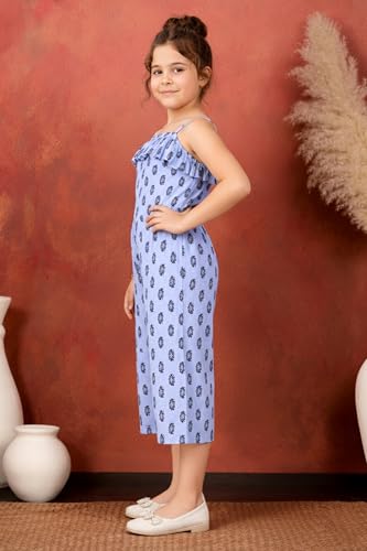 Image of Fashion Dream Girls Midi Length Cotton Jumpsuit