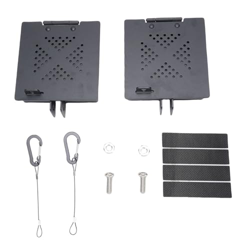 YYALYYON - Tapa protectora para parachoques de autocaravana, construcción robusta de acero al carbono, diseño cuadrado, ventilación por mosquitera, instalación fácil,