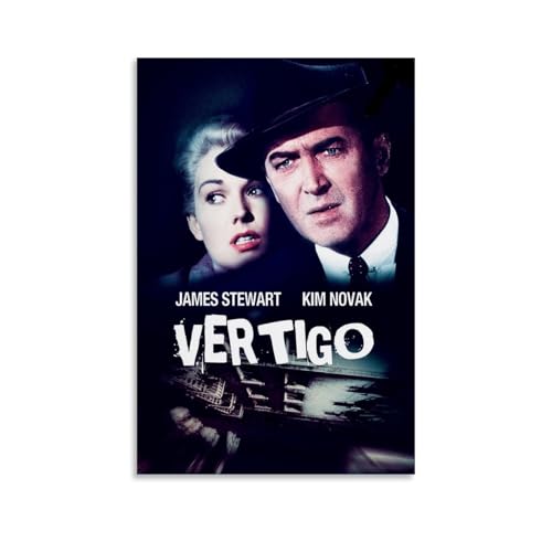 LNSXYSCQ Vertigo - Póster decorativo de películas y series de televisión clásicas y maravillosas, pintura decorativa para dormitorio, 50 x 75 cm, estilo sin marco