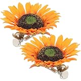 Embrasses de rideaux : cette pince à rideaux est fabriquée en métal et en tissu de soie, et est résistante à l'usure. rideau à motif tournesol