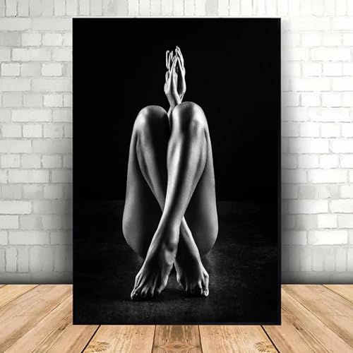 Affiches et impressions modernes tableau d'art femme nue déco salon 70x90