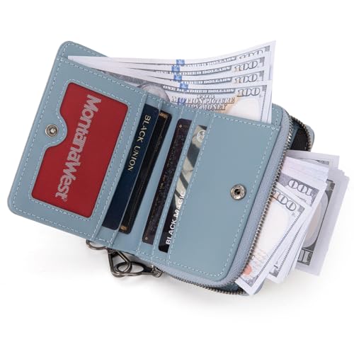 Image of Montana West Small Wallet for Women Female Ladies with a Detachable Wristlet Women's Wallet with Rfid Blocking Lining Minimalist Lightweight & Easy to Carry