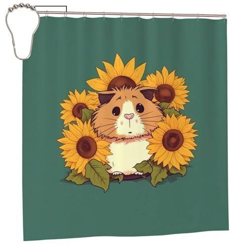 Rideau de douche en polyester lavable BONDIJ aux finitions soignées - 8