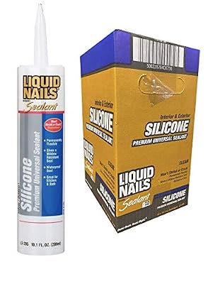 Liquid Nails Silicone Sealant Clear