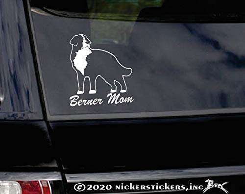 Berner Mom Bernese Mountain Dog Vinyl Window Decal Dog Sticker #TOP1