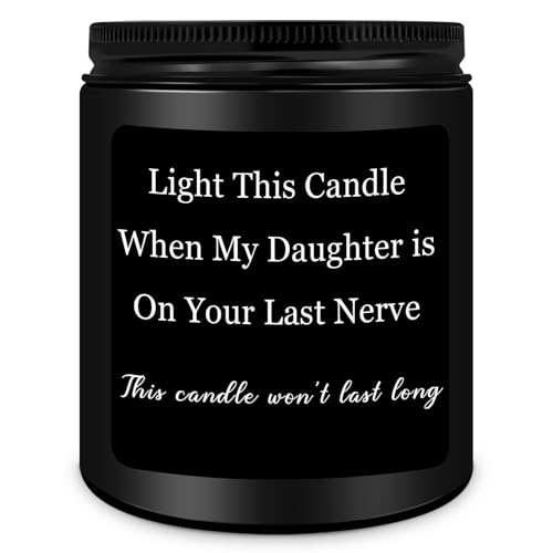 BEHAZEER Son in Law Candles Gifts, Funny Birthday Fathers Birthday Anniversary Wedding...