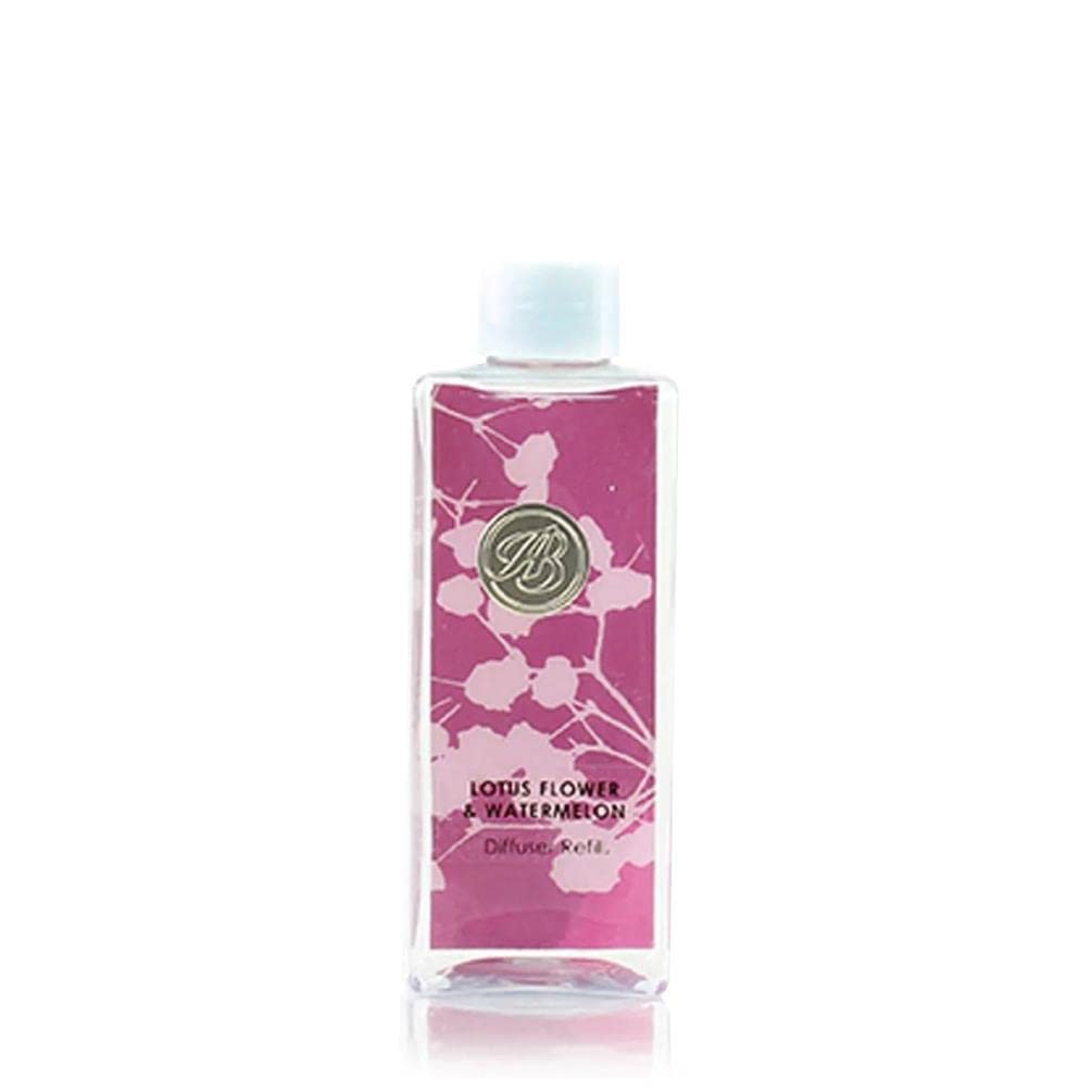 Ashleigh & Burwood Life In Bloom Reed Diffuser Fragrance Refill 200ml Bottle - Lotus Flower & Watermelon Scent
