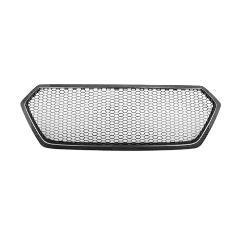 91121AL00A Parrilla Delantera Competición Superior Parachoques Capó Malla Para Subaru Para Legacy Para Outback 2015 2016 2017(Aspecto de fibra de carbono)