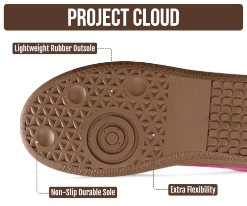 Image of Project Cloud Non-Slip Fashion Sneakers for Women, Lace-Up Shoes | Memory Foam Insole Trendy Womens Footwear - Comfortable Casual Womens Sneakers - Stylish Shoes Women Breathable Footwear