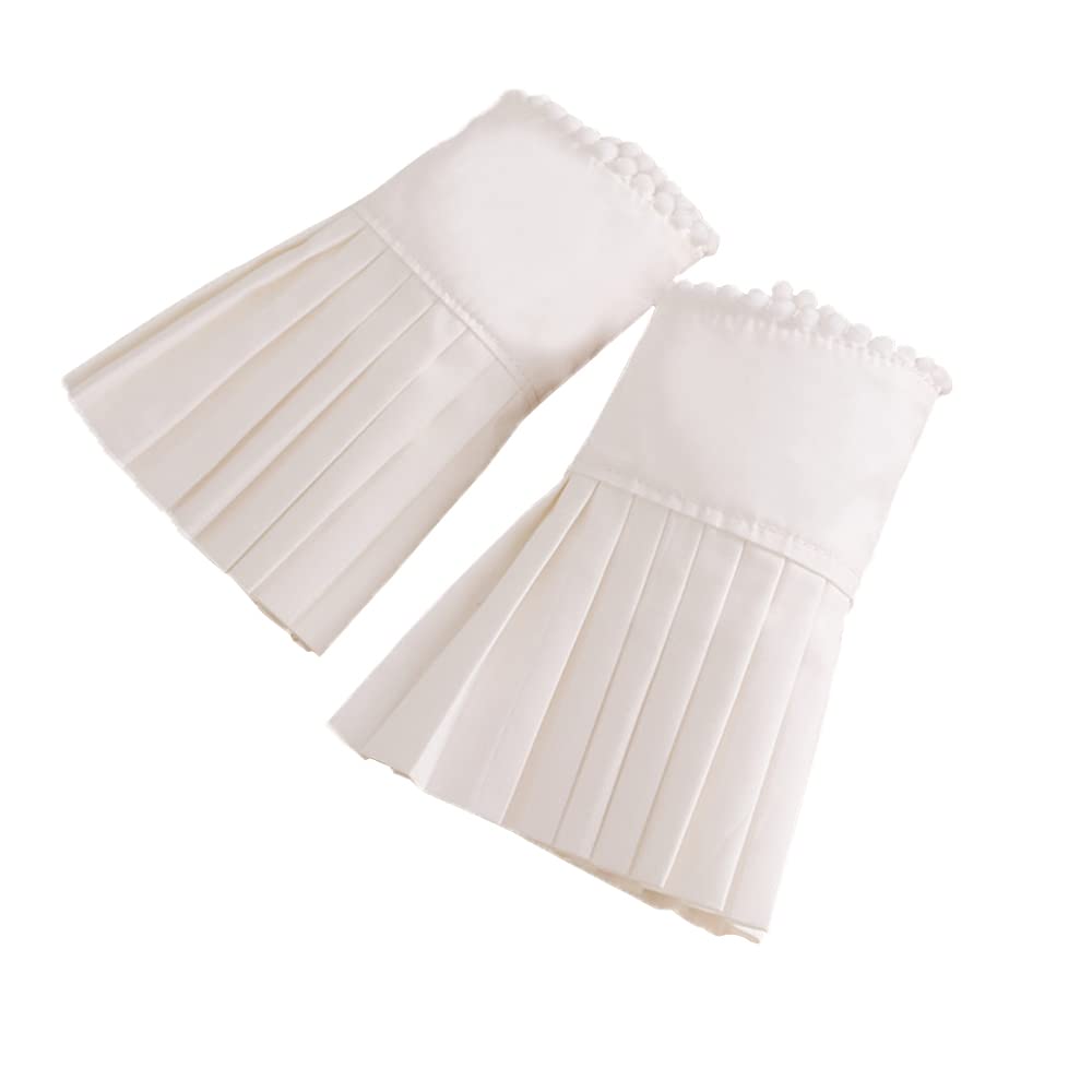Elegtiskas Floral Layered Lace Cuff stretch Bracelet Writs Cuffs False Sleeves for Women and Girls