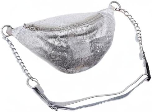 RARITYUS Sparkly Sequin Fanny Packs Glitter Waist Bag with Adjustable Strap for Women Girls Unisex - Image 8