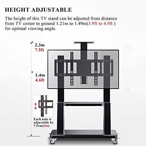 Soporte móvil para TV RonGQi para 32-75 pulgadas miniatura 7