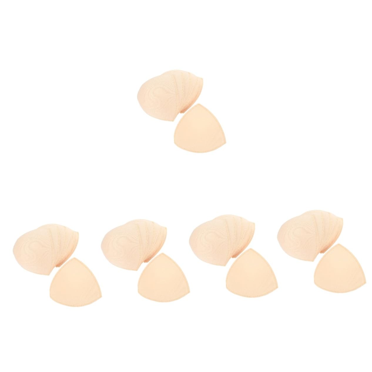 Almohadilla Triangular Para El Para Mujer Almohadillas De Algodón De Tela Insertos Extraíbles Para Almohadillas Gruesas Ropa Deportiva Moldeador Triangular Soporte