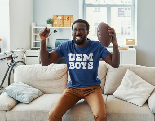 Expression Tees Dem Boys Dallas Football Youth T-Shirt, Soft Cotton Crewneck, Casual Fit, Trendy Graphic Tee3