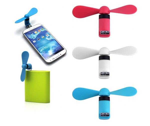 Mini USB Fan for Android Smartphones and Power Banks, Pack of 2 | Micro USB Connector, Portable Cooling, Lightweight Design, Multiple Colours, No Battery Needed-image-17