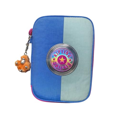 Estojo/Necessaire Escolar Kipling 100 Pens Azul Chromapop