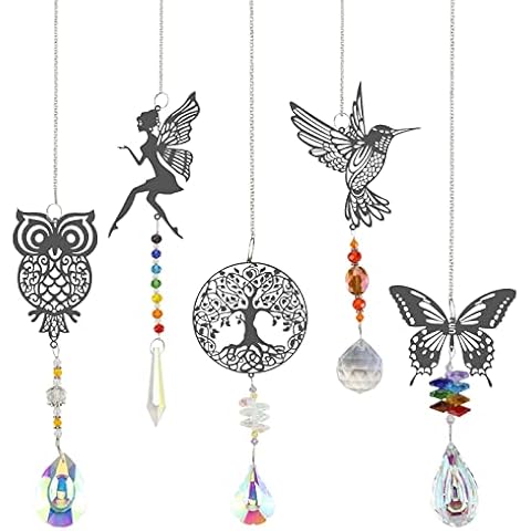 Atrapasoles Cristal Sun Catcher para Ventanas Jardines Cover