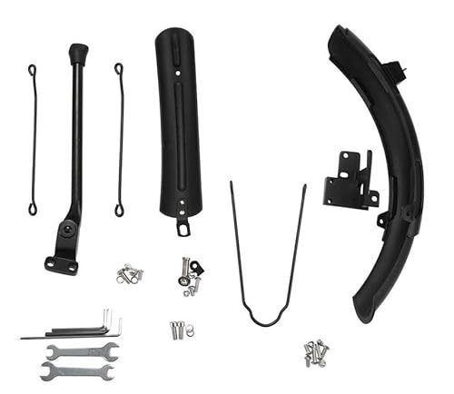 SPEDWHEL Guardabarros de Bicicleta para Qicycle EF1 Bicicleta Eléctrica Scooter Neumático Splash Guardabarros Piezas Repisa de Estante de Guardabarros Nuevo Reemplazo Cover