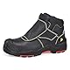 SAFETOE Schweißen Arbeitsstiefel-Arbeitsstiefel-M-8387 S3 ESD Rindsleder Schweißer Sicherheitsschuhe 300 ℃ Hitzefunken beständige Stich Spitze Schutzabdeckung Gummi Sohle zusammengesetzte Zehe EU47