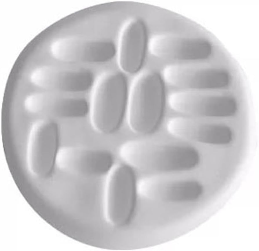 Aesthetic Multi-slots Round Gypsum Ring Dish Jewelry Tray