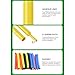 164PCS Heat Shrink Tubing Kit 2:1 Electric Insulation Heat Shrink Tube, 5 Colors 8 Sizes for Industrial, Automotive, Wire and Cable Repair