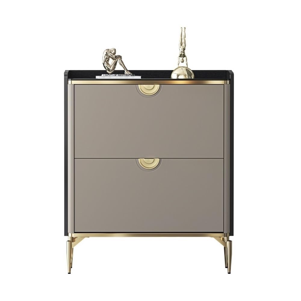 scarpiera da ingresso Scarpiera ultrasottile a 3 scomparti Flip Bucket for uso domestico, lusso leggero, grigio moderno, grande capacità, armadietto stretto for ingresso scarpiera da ingresso