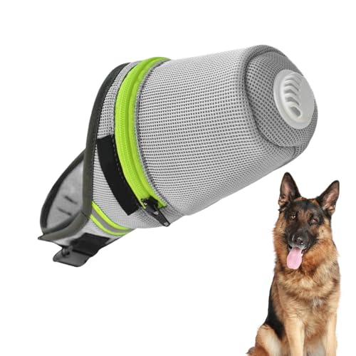 Atmungsaktive Hundeschnauze, verstellbare Schnauze – verstellbarer Luftfilter für Hunde, Mundschutz mit Atemdüse für Haus, Park, , Gehen